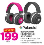 Polaroid Bluetooth Headphone Assorted-Each
