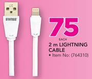 Swiss 2m Lightning Cable