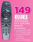 Ellies Multichoice DSTV Explora Remote BPUNRIMHDX