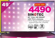 Sinotec 49" FHD Smart LED TV STL-49E2000M