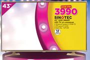 Sinotec 43" UHD Smart LED TV STL-43D6000UM