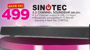Sinotec 2.0 Channel Soundbar SBS-201