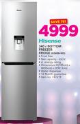 Hisense 340Ltr Bottom Freezer Fridge H340BI-WD