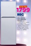 KIC 170Ltr White Top Freezer Fridge 518 1