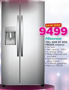 Hisense 700Ltr Side By Side Fridge H700SI-ID