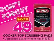 Weiman Cooker Top Scrubbing Pads