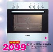 Bosch 60Cm Metallic Oven