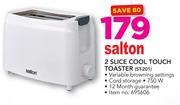 Salton 2 Slice Cool Touch Toaster ST-201