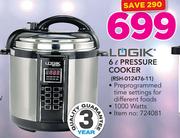 Logik 6Ltr Pressure Cooker RSH-012476-11