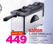 Salton 3Ltr Deep Fryer SDF-35
