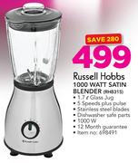 Russell Hobbs 1000W Satin Blender RHB315