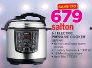 Salton 6Ltr Electric Pressure Cooker SEPC-01