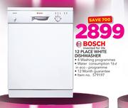 Bosch 12 Place White Dishwasher