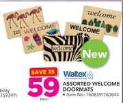 Waltex Assorted Welcome Doormats-Each