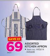 Assorted Kitchen Apron-Each
