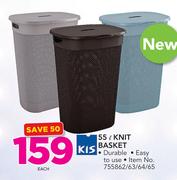KIS 55Ltr Knit Basket-Each