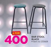 Black Bar Stool-For 2