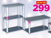 Domino Bookshelf Espresso Or Domino Coffee Table Espresso-Each