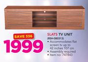 Slats TV Unit