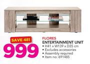 Flores Entertainment Unit Excluding Accessories