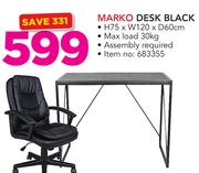 Marko Desk Black