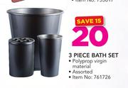 3 Piece Bath Set