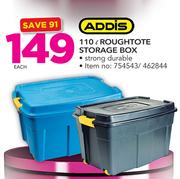 Addis 110ltr Roughtote Storage Box-Each