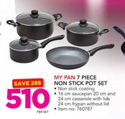 My Pan 7 Piece Non Stick Pot Set-Per Set