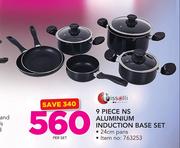 Tissolli 9 Piece NS Aluminium Induction Base Set-Per Set