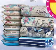 Mainstays Assorted Double Microfiber Comforter Including 2 Matching Pillowcases-Each
