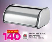 Always Home Stainless Steel Bread Bin