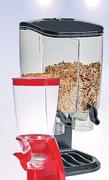 Double Cereal Dispenser Black