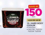 Leisure Quip 10ltr Hard Body Cooler-Each