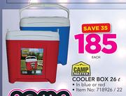 Camp Master 26Ltr Cooler Box-Each
