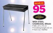 Ketla Justin Bonello Midi Steel Charcoal Braai