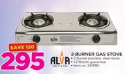 Alva 2-Burner Gas Stove