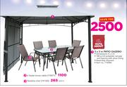 Out & About 3 x 3m Patio Gazebo