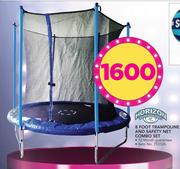 Horizon 8 Foot Trampoline And Safety Net Combo Set