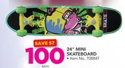 24" Mini Skateboard-Each