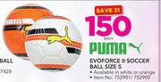 Puma Evoforce II Soccer Ball Size 5-Each