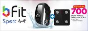 Fit Sport Fitness Tracker + Scale-For Both