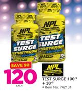 Test Surge 100’s + 30’s-Each