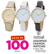 Initial Fashion Watches-Per Set