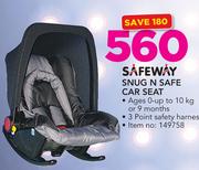 Safeway Snug N Safe Car Seat