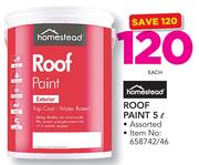 Homestead Roof Paint-5Ltr Each