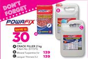 Powafix Lacquer Thinners-5Ltr