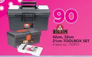 Bigjim 42cm/32cm/21cm Tool Box Set