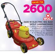 Wolf 2600W Electric Big Bad Wolf Lawnmower