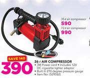 Moto Quip 26Ltr Air Compressor