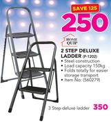 Home Quip 2 Step Deluxe Ladder P-1202